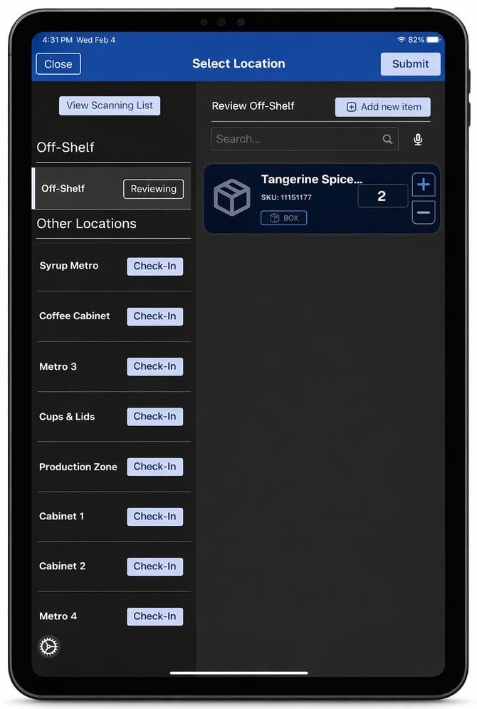Off shelf_reveiw_device
